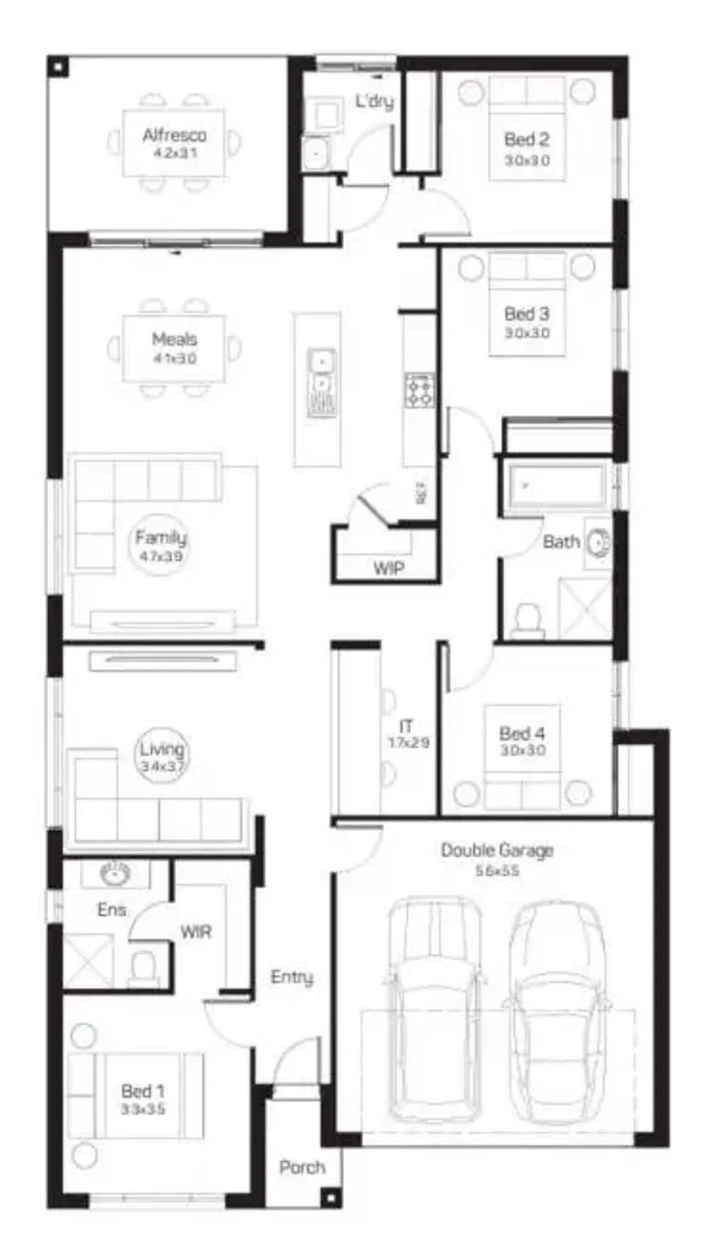 Address Withheld, Elderslie, NSW 2335, 4 chambres, 2 salles de bain, House