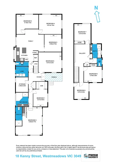 18 Kenny Street, Westmeadows, VIC 3049, 1 habitaciones, 3 baños, House