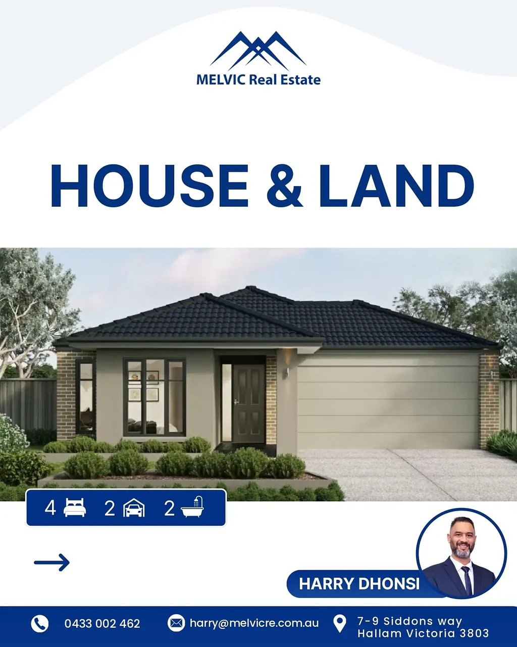 Berwick 4ਬੈੱਡਰੂਮ Premium House & Land Package in Prestigious Berwick Allira Estate