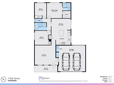 Plano ng Bahay - 7 Bell Street, Ironbark, VIC 3550