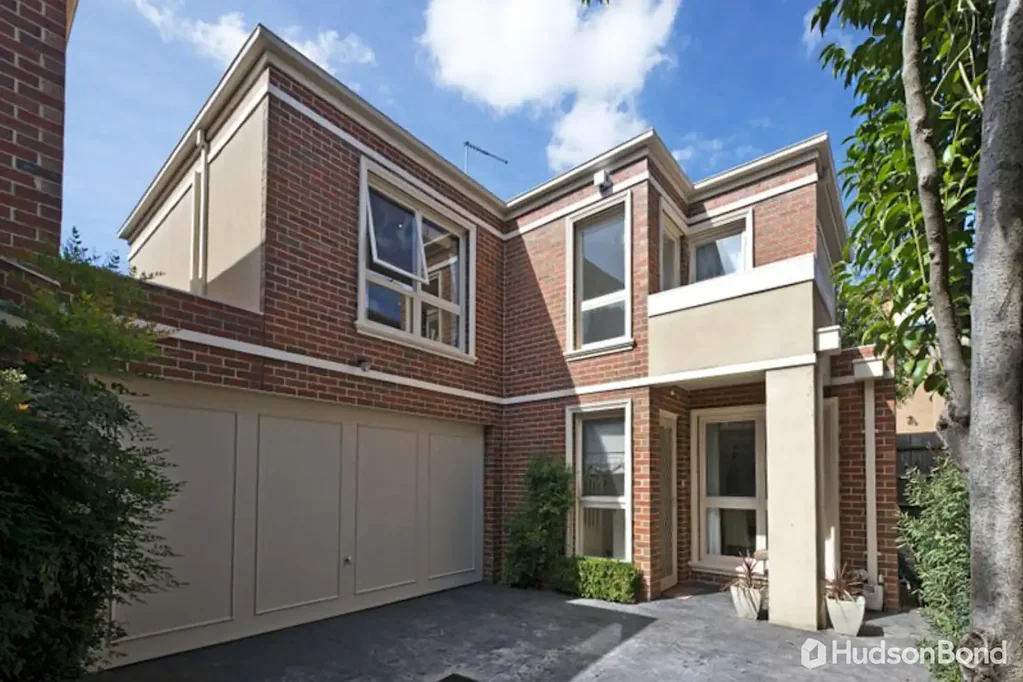 Set at the rear of the block.
