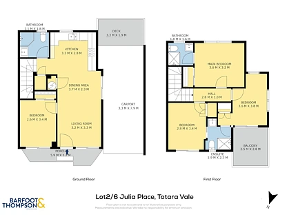 6B Julia Place, Totara Vale, North Shore City, 4 રૂમ, 3 બાથરૂમ, House