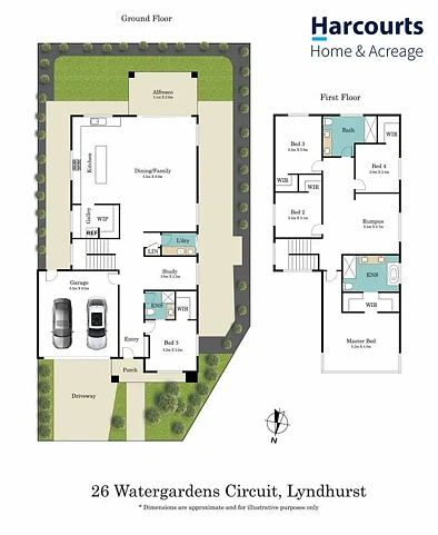 26 Watergardens CCt, Lyndhurst, VIC 3975, 5 slaapkamers, 3 badkamers, House