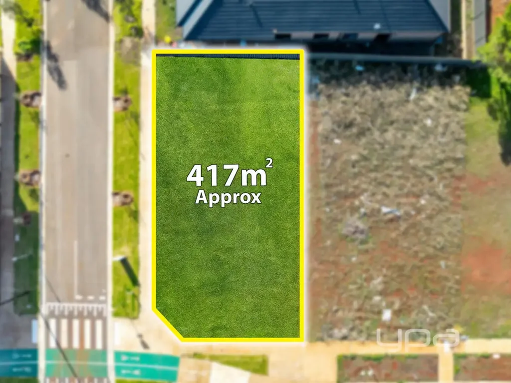 Truganina 街角地块417m² 宽敞临街16.2m 理想深度27.91m 总体规划社区 教育体育零售配套齐全 无缝连通CBD Build your Dream home: Secure a Prime Corner Block