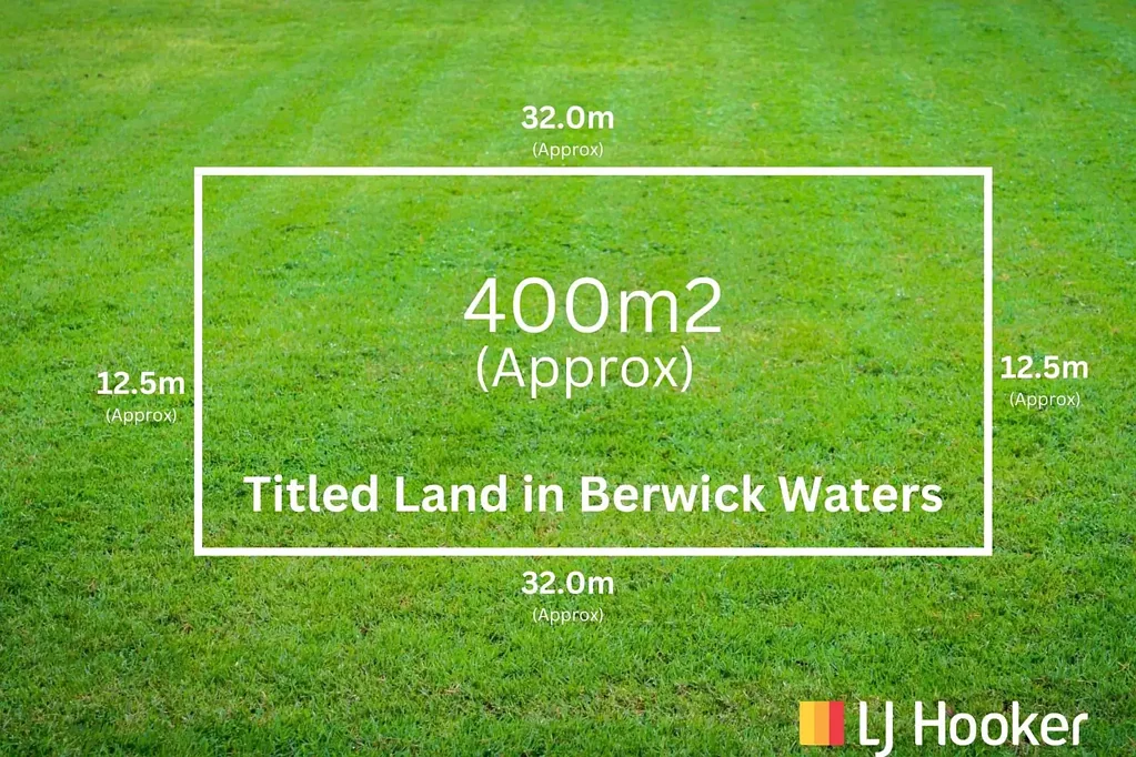 Clyde North  LAND OPPORTUNITY IN BERWICK WATER ESTATE!!