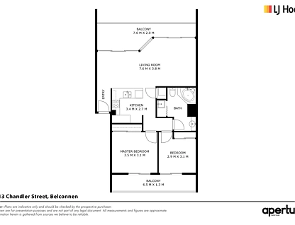 19/13 Chandler Street, Belconnen, Belconnen District, 2房, 1浴, Apartment
