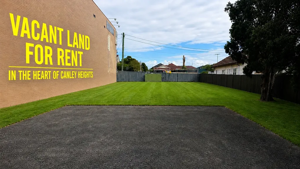 VACANT LAND FOR RENT IN THE HEART OF CANLEY HEIGHTS!