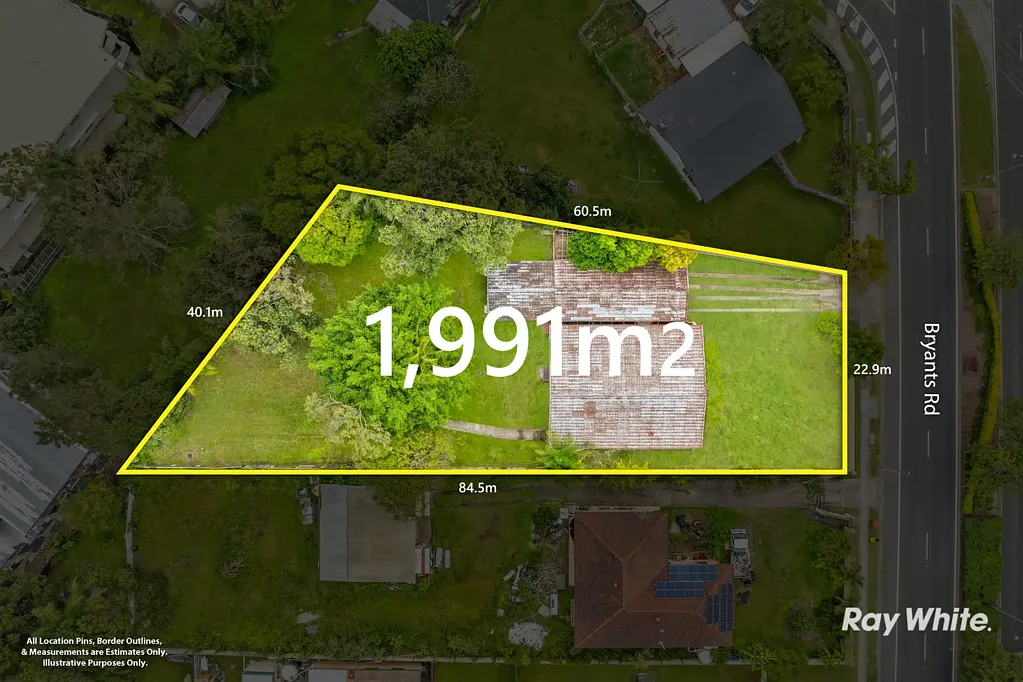 Loganholme 3房 DA获批12套联排别墅 1,991m²开发用地 现有Airbnb收入 高需求增长走廊 优化产品组合 无缝接入M1 Massive Half Acre Flat Land | Subdivide, Townhouse Development or Land Bank
