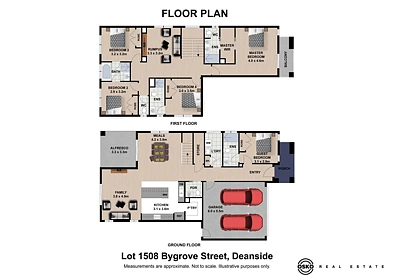 户型图 - 15 Bygrove Street, Deanside, VIC 3336