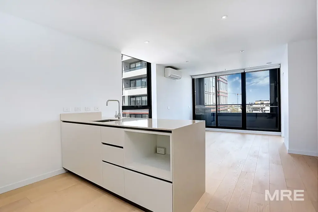 Moonee Ponds 1部屋 Stylish One-Bedroom Apartment with Study in Mason Square