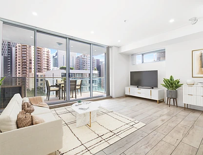 1102/23 Hassall Street, Parramatta, Parramatta (Northwest suburbs), 2 ห้องนอน, 2 ห้องน้ำ, Apartment