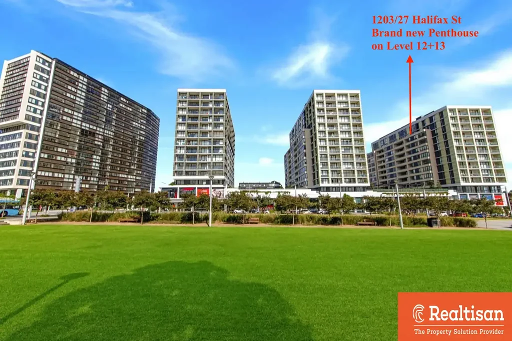 Macquarie Park 1房 步行3分钟地铁站 光线充足起居区 高级厨房不锈钢电器 全屋空调拱形天花板 优质木地板楼下Coles Penthouse style split-level brand new apartment with second multi-use room, now with quick sale market price