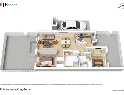 5/71 Mina Wylie Crescent, Gordon, Tuggeranong District, 2房, 1浴, Townhouse