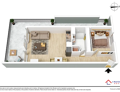 812/601 Little Collins Street, Melbourne, Melbourne CBD, 1 Bedrooms, 1 Bathrooms, Apartment