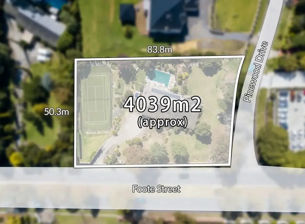 Templestowe 5房 双砖住宅 3991平米巨地块 5卧3卫 游泳池 网球场 管道供暖 高墙车库 Rare Investment Opportunity on Acre Corner Allotment