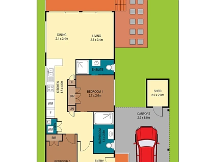 107/2 Macleay Drive, Halekulani, Central Coast, 2 कमरे, 2 बाथरूम, House