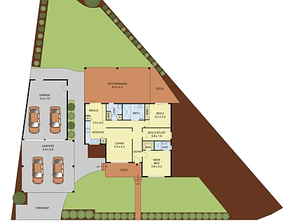 6 Austral Crescent, Baxter, Mornington Peninsula, 3 ਕਮਰੇ, 2 ਬਾਥਰੂਮ, House
