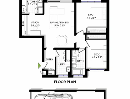 15/29 Leichhardt Street, Glebe, NSW 2037, 2房, 1浴, 公寓