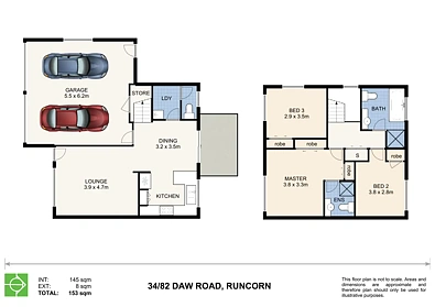 34/82 Daw Road, Runcorn, QLD 4113, 3房, 2浴, Townhouse