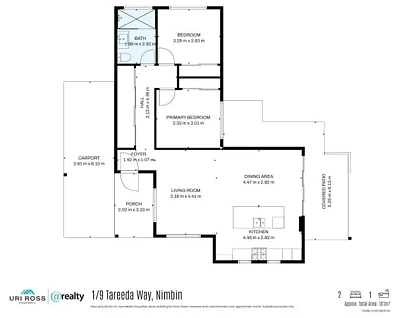 9 Tareeda Way, Nimbin, North Coast, 2 ਕਮਰੇ, 1 ਬਾਥਰੂਮ, Unit