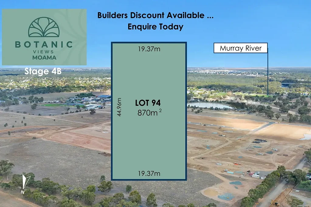 Moama Botanic Views Estate Stage 4B– Premium Residential Allotments