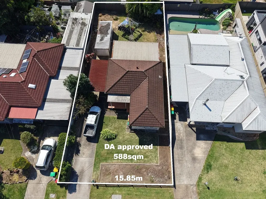 Merrylands 4कमरा DA Approved Duplex Site