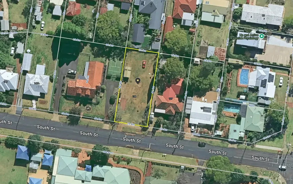 South Toowoomba DA approved 2-lot development opportunity - 911m² + house plans