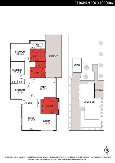 53 Darian Road, Torquay, VIC 3228, 3 Bedrooms, 1 Bathrooms, House
