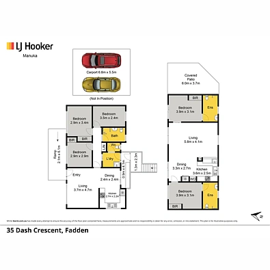 35 Dash Crescent, Fadden, ACT 2904, 5 Schlafzimmer, 3 Badezimmer, House