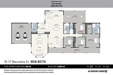15-17 Maculata Court, New Beith, QLD 4124, 4房, 2浴, House