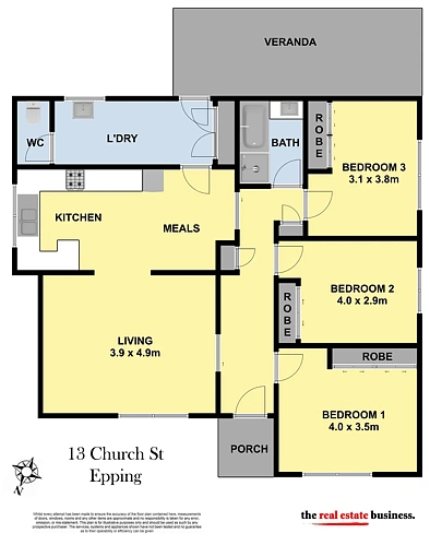 13 Church Street, Epping, VIC 3076, 3 slaapkamers, 1 badkamers, House