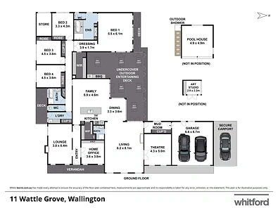 11 Wattle Grove, Wallington, VIC 3222, 4房, 3浴, House