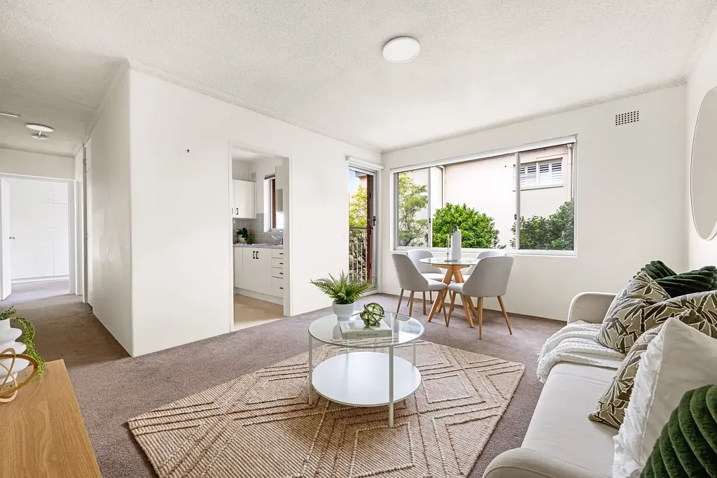 Cremorne 1房 安全楼群 私人阳台 东北朝向 现代厨房 宽敞卧室 自然采光 便捷交通 绿意景观 Contemporary One Bedroom Apartment in a Secure, Boutique Block.