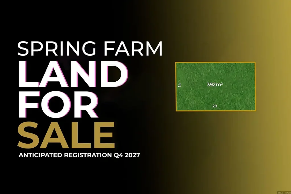 Spring Farm Exclusive Land Opportunity in Spring Farm - Registration anticipated Q4 2027