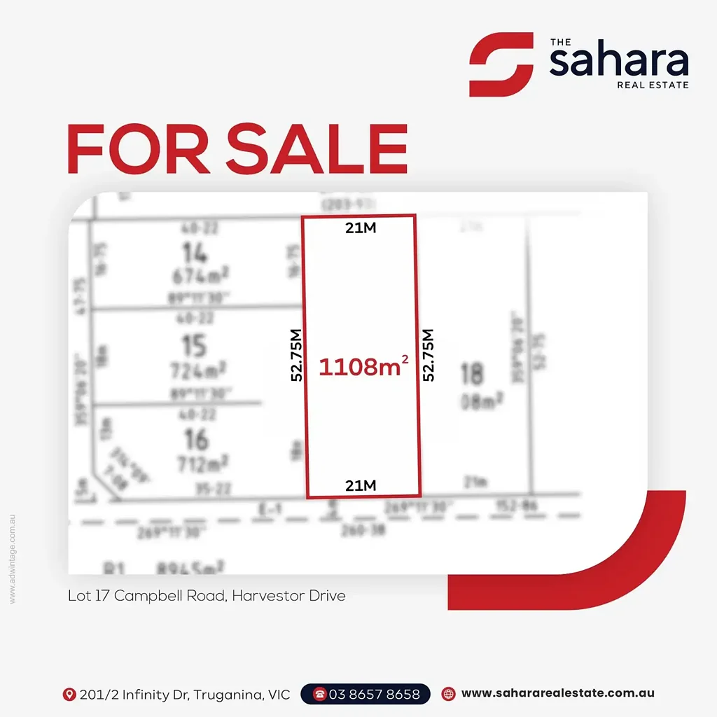 Cobram  Prime 1108sqm Block in a Premium Cobram Location