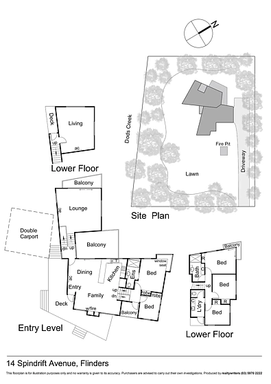 14 Spindrift Avenue, Flinders, VIC 3929, 5 Bedrooms, 2 Bathrooms, House