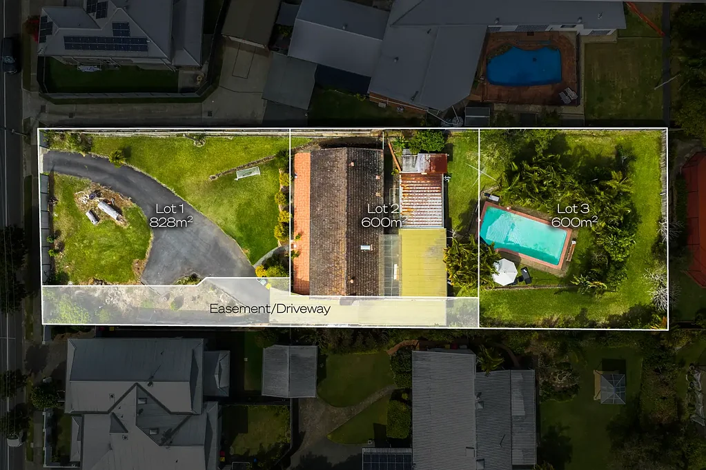 Daisy Hill 3房 黄金地段 2023平米 3地块划分 紧邻名校 即时租金收益 开发潜力巨大 交通便利 Prime Development Opportunity at 181-183 Chatswood Rd, Daisy Hill