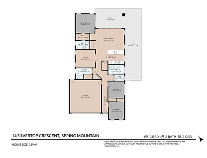 14 Silvertop Crescent, Spring Mountain, QLD 4300, 3 ਕਮਰੇ, 2 ਬਾਥਰੂਮ, House