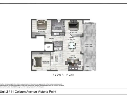 2/11 Colburn Avenue, Victoria Point, Redland City Region, 3 phòng ngủ, 2 phòng tắm, Apartment