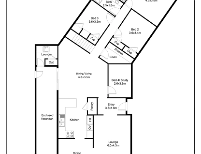 2 Arunta Place, East Tamworth, NSW 2340, 4 Schlafzimmer, 2 Badezimmer, House