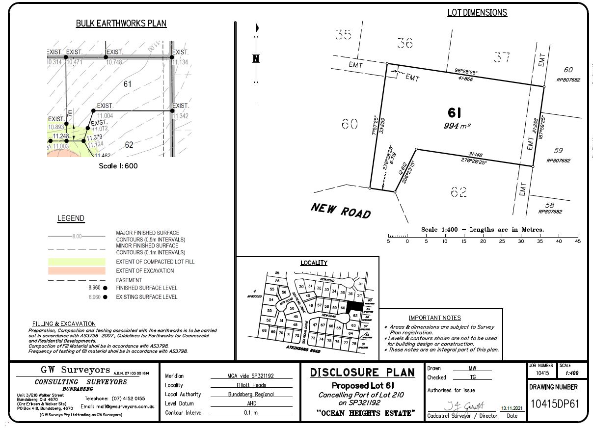 11 OCEAN VIEW PL, ELLIOTT HEADS QLD 4670, 0 Schlafzimmer, 0 Badezimmer, Section