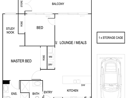 301/3 Red Hill Terrace, Doncaster East, Inner East Melbourne, 2 침실, 2 욕실, Apartment