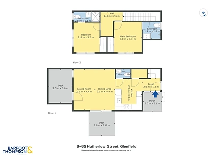 Lots 1-6/65 Hatherlow Street, Glenfield, North Shore City, 3 ห้องนอน, 1 ห้องน้ำ, Townhouse
