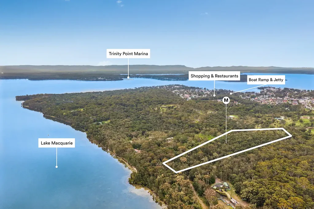 Summerland Point Four hectares of Lake Macquarie reserve waterfront
