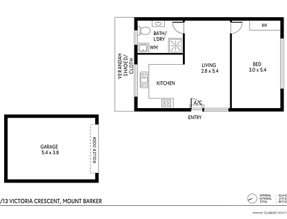 7/13 Victoria Crescent, Mount Barker, Central and Hills, 1房, 1浴, 独立屋