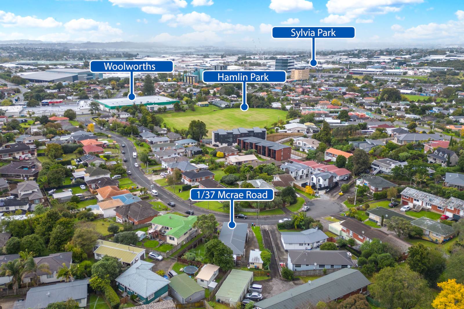 1/37 Mcrae Road, Mount Wellington, Auckland, 2房, 1浴, Unit