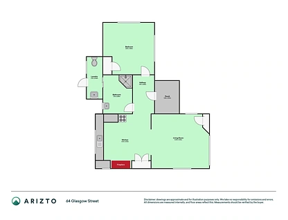 64 Glasgow Street, Wanganui Central, Wanganui, 1 غرف, 1 حمامات, House