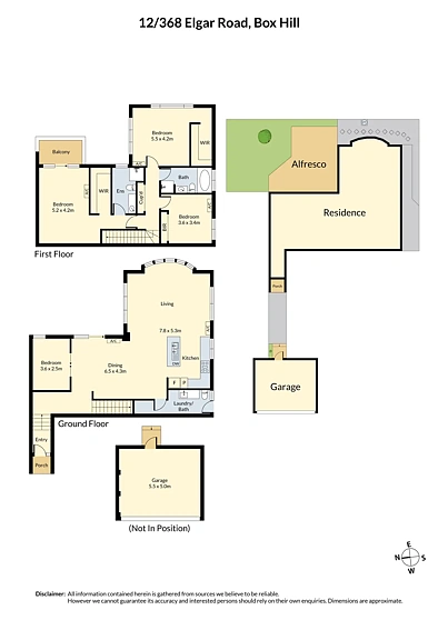 12/366-370 Elgar Road, Box Hill, VIC 3128, 4 slaapkamers, 2 badkamers, Townhouse