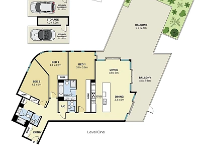 1A/4 Distillery Drive, Pyrmont, Sydney CBD, 3 chambres, 2 salles de bain, Apartment
