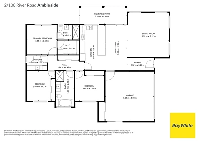 2/108 River Road, Ambleside, TAS 7310, 3房, 2浴, House